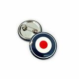 25mm button badge featuring Roundel design.