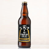 A bottle of Chocks Away Bitter Beer., features an iconic Spitfire. Exclusive for the Royal Air Force Museum.
