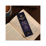 Civil Defence Navy coloured bookmark with slogan text, Grandad's Book quiet please.