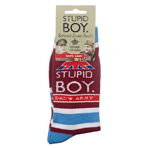 Dad's Army Stupid Boy Socks