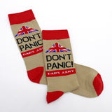 Dad's Army Don'T Panic Socks