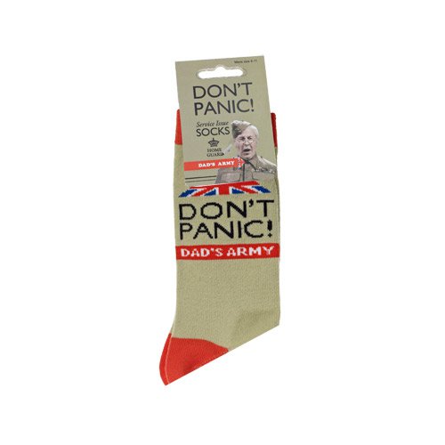 Dad's Army Don'T Panic Socks