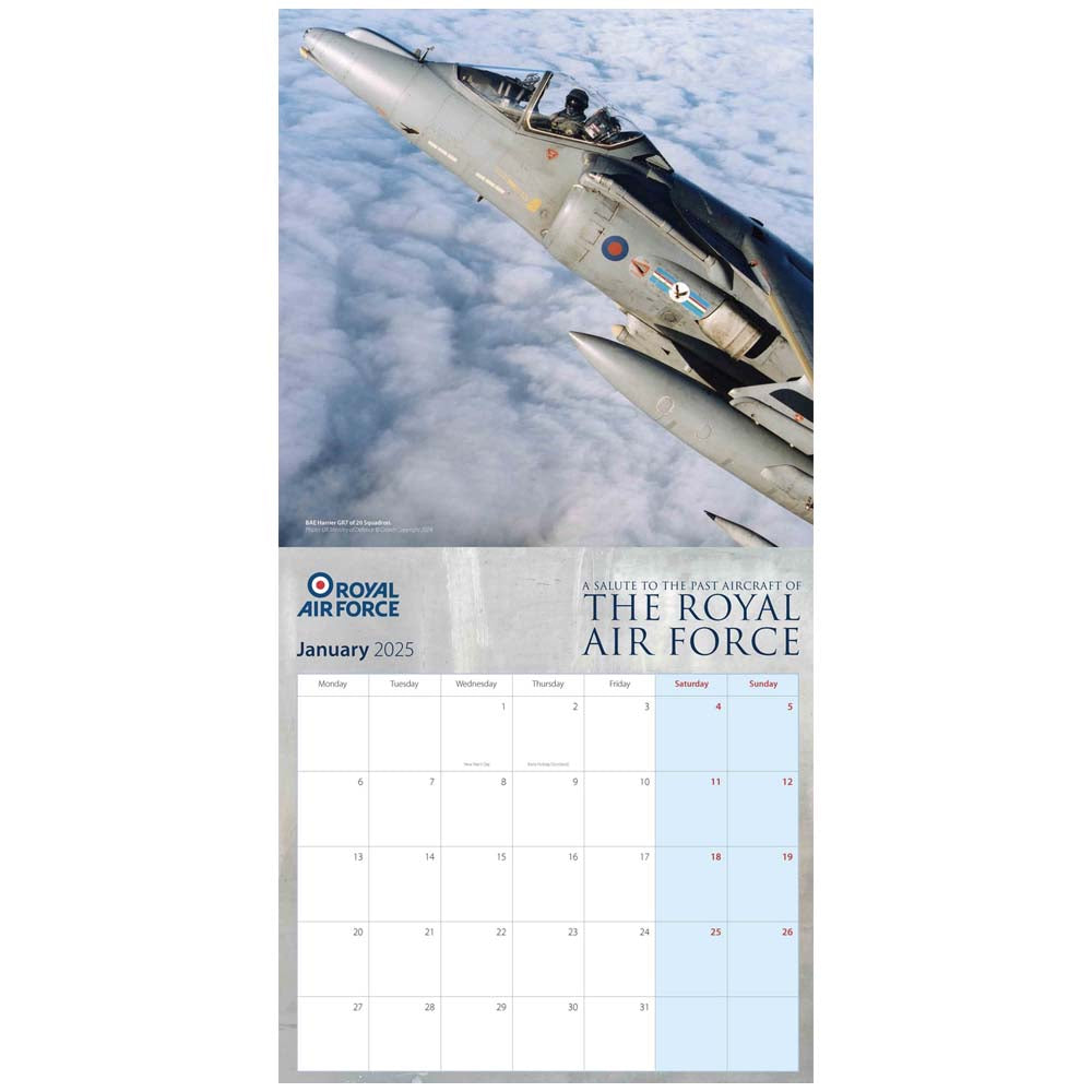 Royal Air Force 2025 Calendar