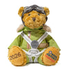 RAF Museum 2026 Pilot Bear, wears a parachute harness and pack, commemorating the first use of this iconic life-saving equipment in the RAF, one hundred years ago.