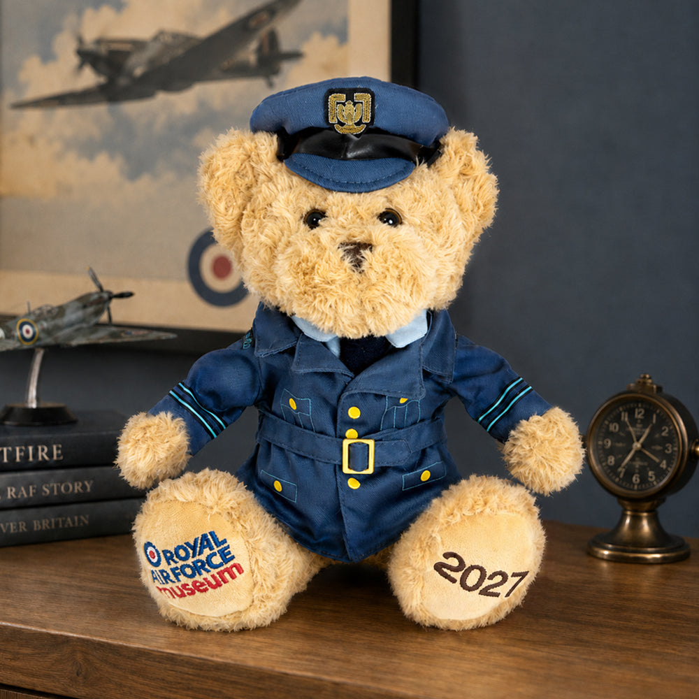 RAF Museum 2027 Pilot Bear wears a Polish Air Force Officers uniform.