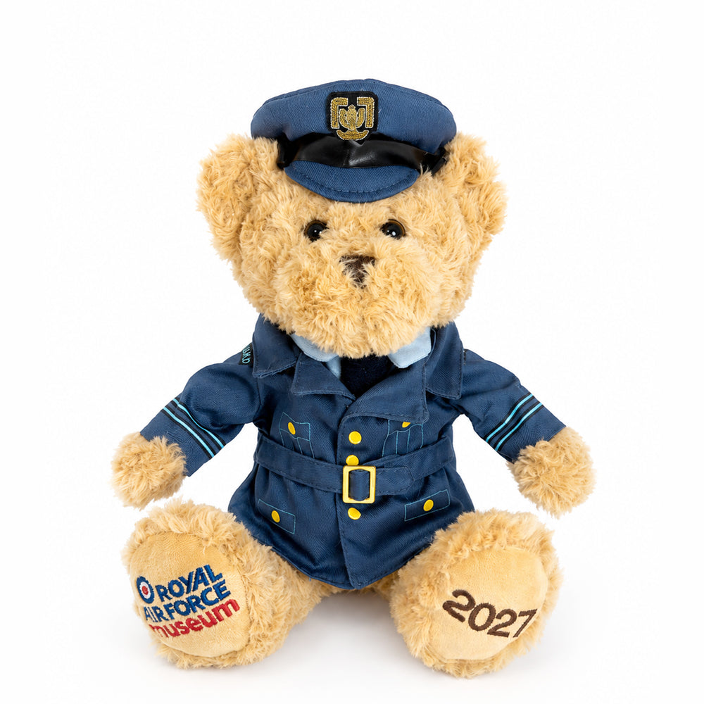 RAF Museum 2027 Pilot Bear wears a Polish Air Force Officers uniform.