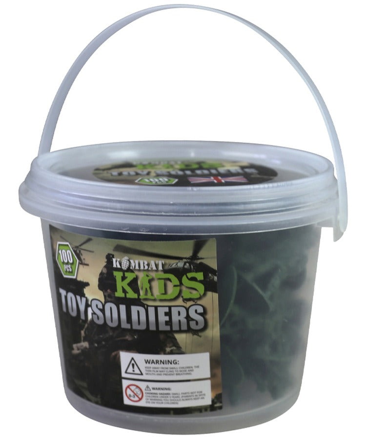 Army Force Toy Soldiers - Tub Of 100 Pieces