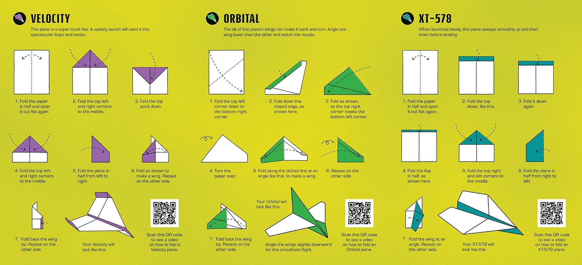 100 Superplanes to Fold and Fly