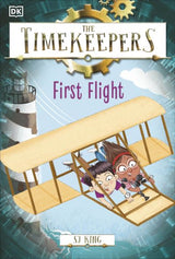 Stories for 7-9 years age. In this adventure, The Timekeepers are whirled back in time to 1903 in Kitty Hawk, North Carolina. 