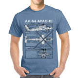 AH-64 Apache Plan T-Shirt