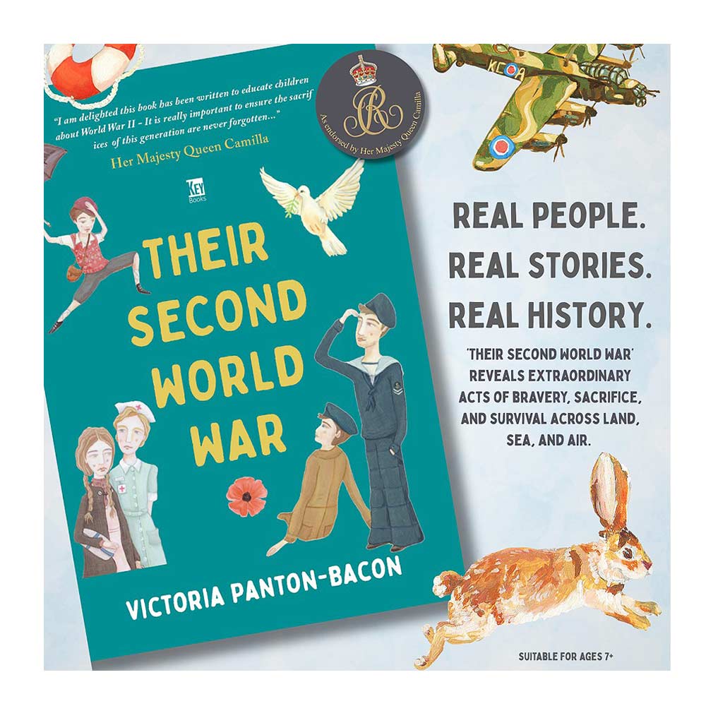 A children's book, Their Second World War By Victoria Panton Bacon. Reveals acts of bravery, sacrifice and survival in world war two.