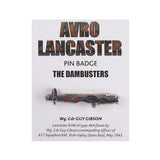 Avro Lancaster 3D Enamel Pin Badge