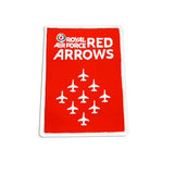 Red Arrows Logo embroidered fabric badge with diamond 9 formation.