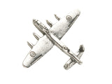 Avro Lancaster Pin Badge Pewter