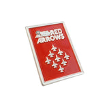 Red Arrows Logo Diamond 9 formation square pin badge