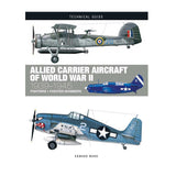 Illustrated guide to World War II allied carrier aircraft, detailing their features, models, and historical significance.
