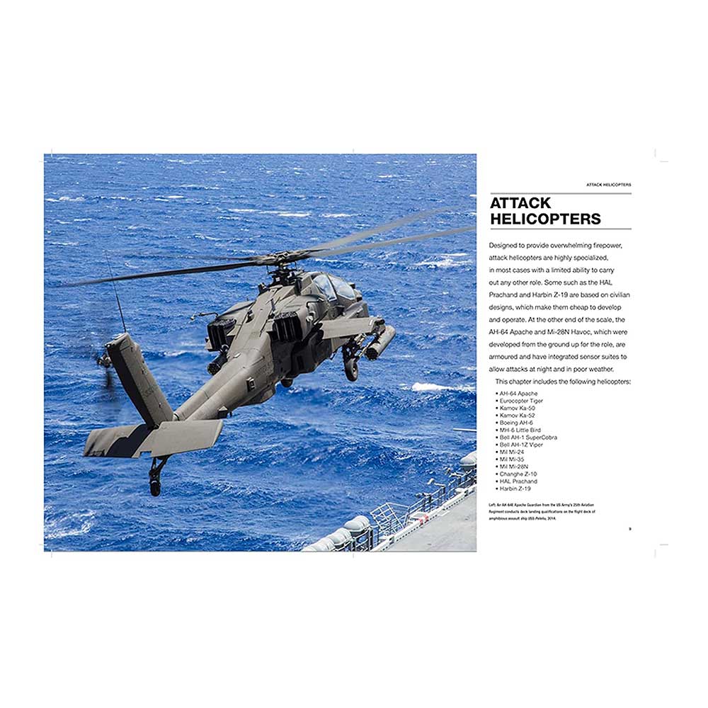 Depicting a helicopter soaring above the ocean, with waves and sunlight reflecting below.