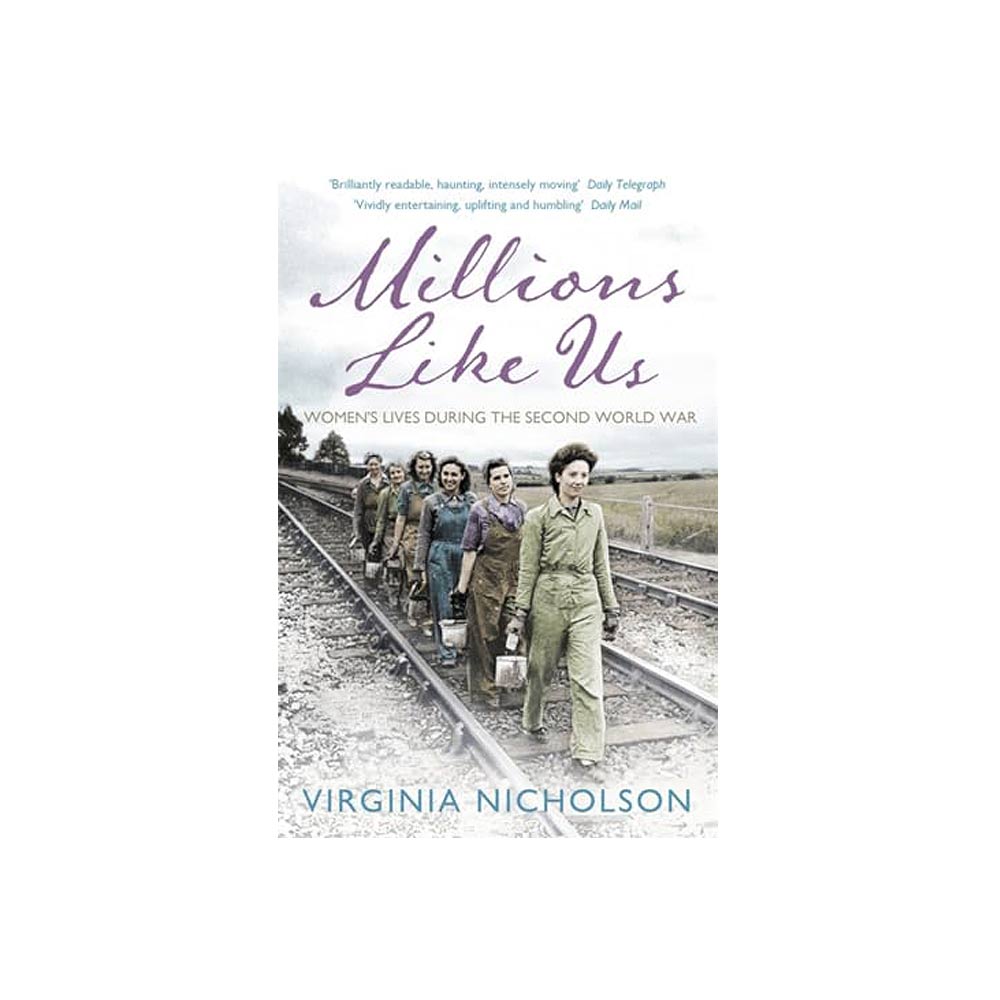 Millions like us tells the story of the women's war in the second world war, through a host of individual women's experiences. Images of these women walking down a train track.