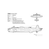 Avro Lancaster B Mk I line drawing page