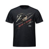 Black t-shirt with 'Battle of Britain' design featuring fighter planes.