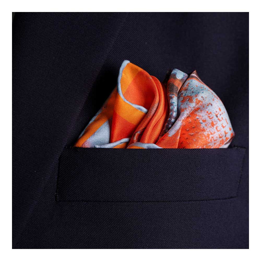 Spitfire Silk Pocket Square