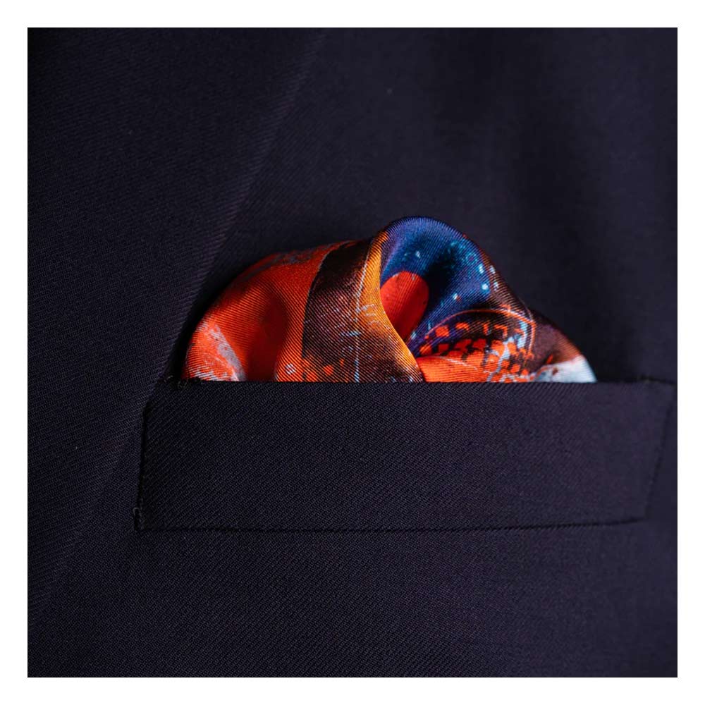 Spitfire Silk Pocket Square