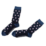 RAF roundel socks feature an all over bold design motif of the iconic RAF symbol.