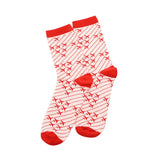 Red Arrows design print all over with stripes on white socks.