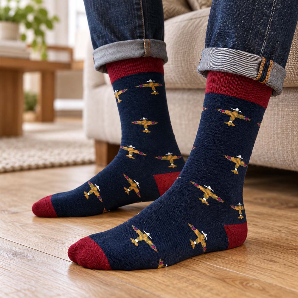 RAF Museum Spitfire Socks