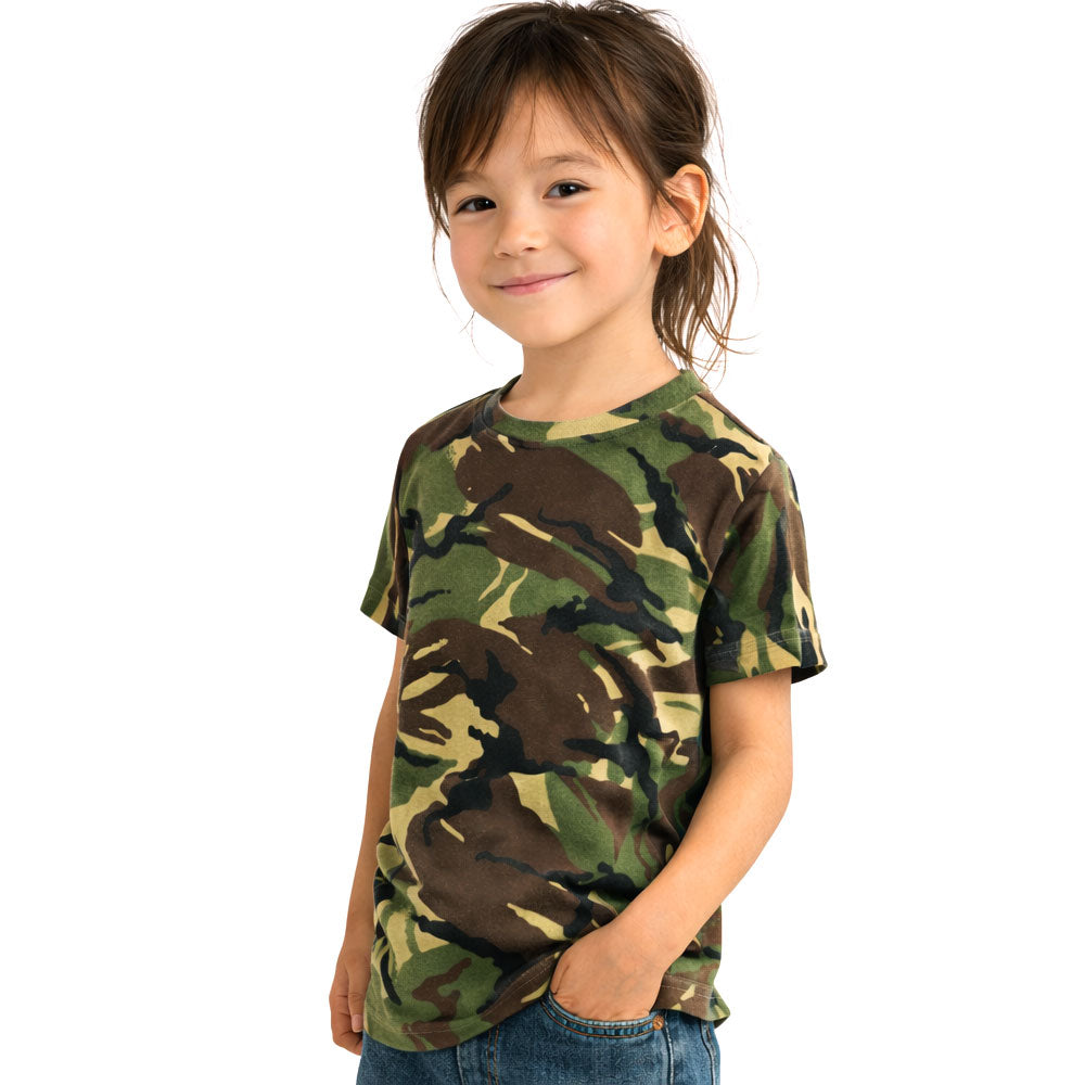 Kids British DPM Camouflage T-shirt