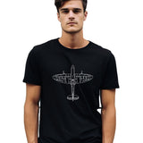 Made exclusively for the Royal Air Force Museum. This high quality cotton crew neck T-shirt featuring a Spitfire plane graphic on the front.