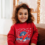 Santa Spitfire Kids Christmas Sweatshirt
