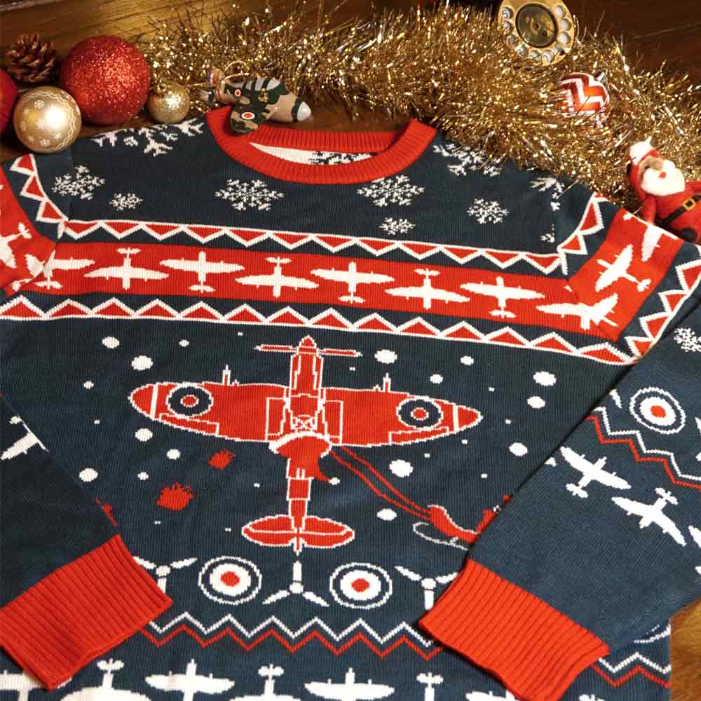 RAF Museum Spitfire Christmas Jumper