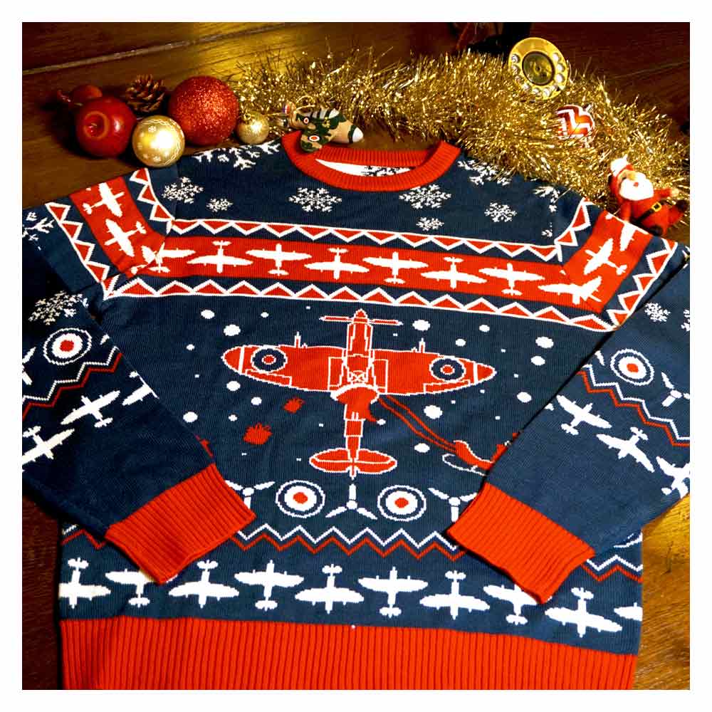 RAF Museum Spitfire Christmas Jumper