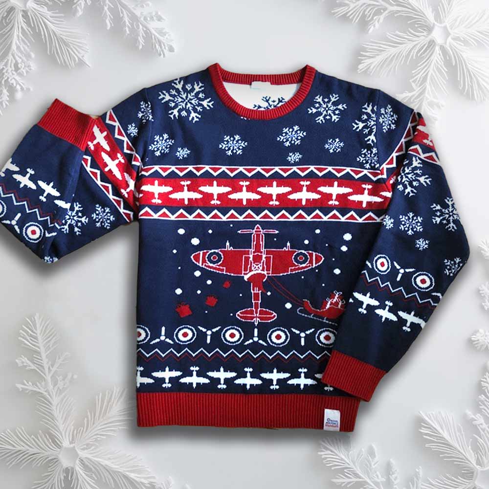 RAF Museum Spitfire Christmas Jumper