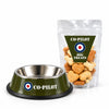 Co-Pilot Dog Treats And Dog Bowl Bundle