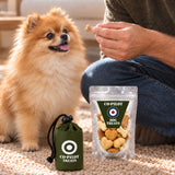 Co-Pilot Dog Treats And Treat Bag Bundle