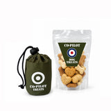 Co-Pilot Dog Treats And Treat Bag Bundle