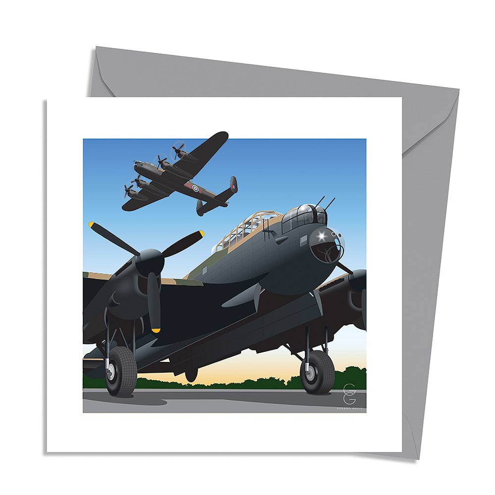 Avro Lancaster Greeting Card