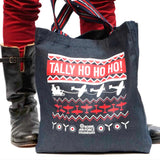 Christmas Spitfire Denim Tote Bag