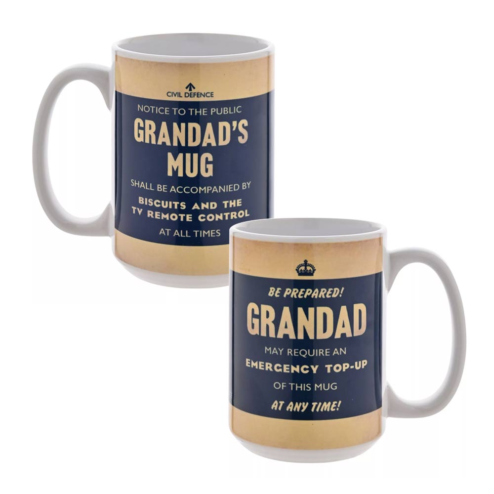 Civil Defence Grandad Mug
