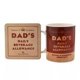 Civil Defence Dad's Daily Beverage Mug And Coaster Set