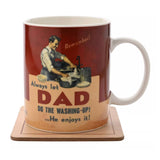 Civil Defence Dad's Daily Beverage Mug And Coaster Set