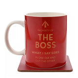 Civil Defence The Boss Mug and Coaster Set