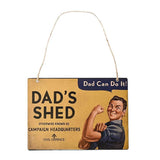 Civil Defence Dad's Shed Wall Plaque