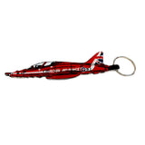 Red Arrows cut out shape double sided embroidered keyring. 130 mm 