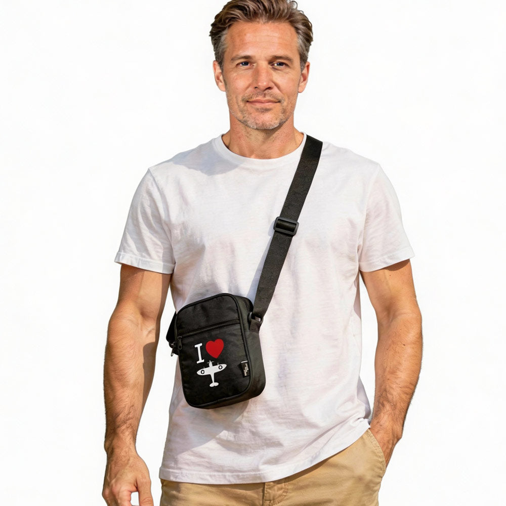 I Love Spitfire Cross Body Bag