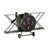 Bi-Plane Aeroplane Metal Mantel Clock