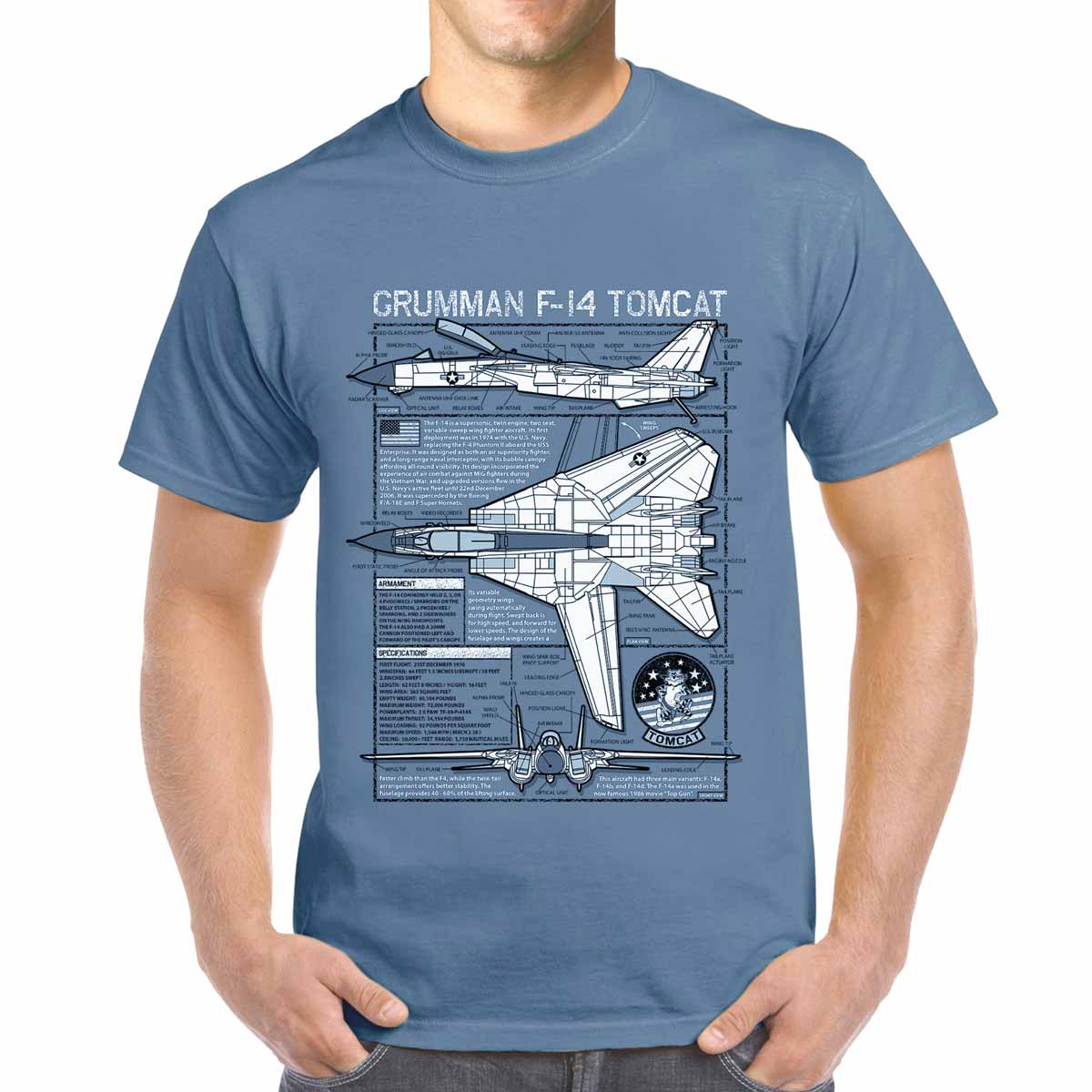 Grumman F-14 Tomcat Plan T-Shirt