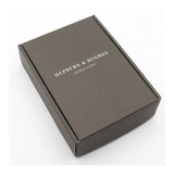 Gift Box in black with Hepburn & Hughes Jewellery text on front.